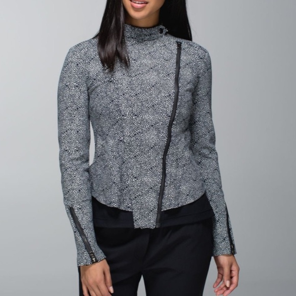 🍋EUC Lululemon Sz6 Bust a Move Jacket (missing hood)